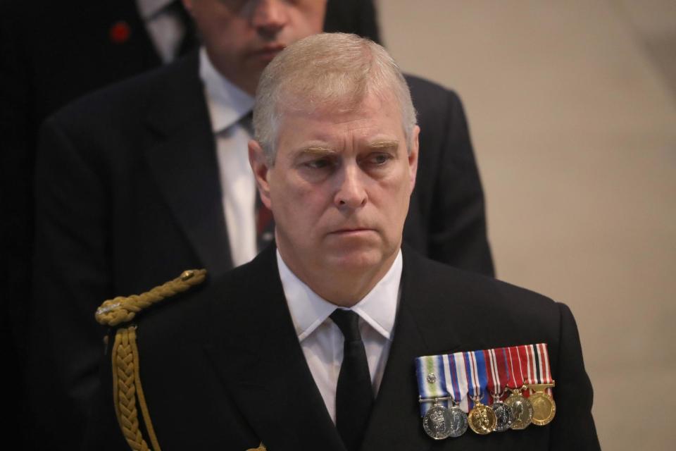 Prince Andrew will step back from public duties for the