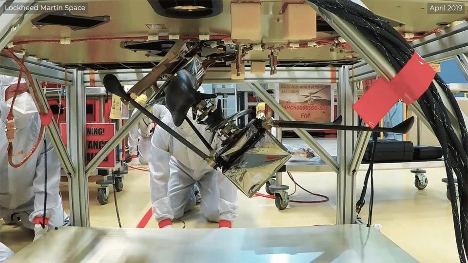 mars ingenuity helicopter perseverance rover delivery