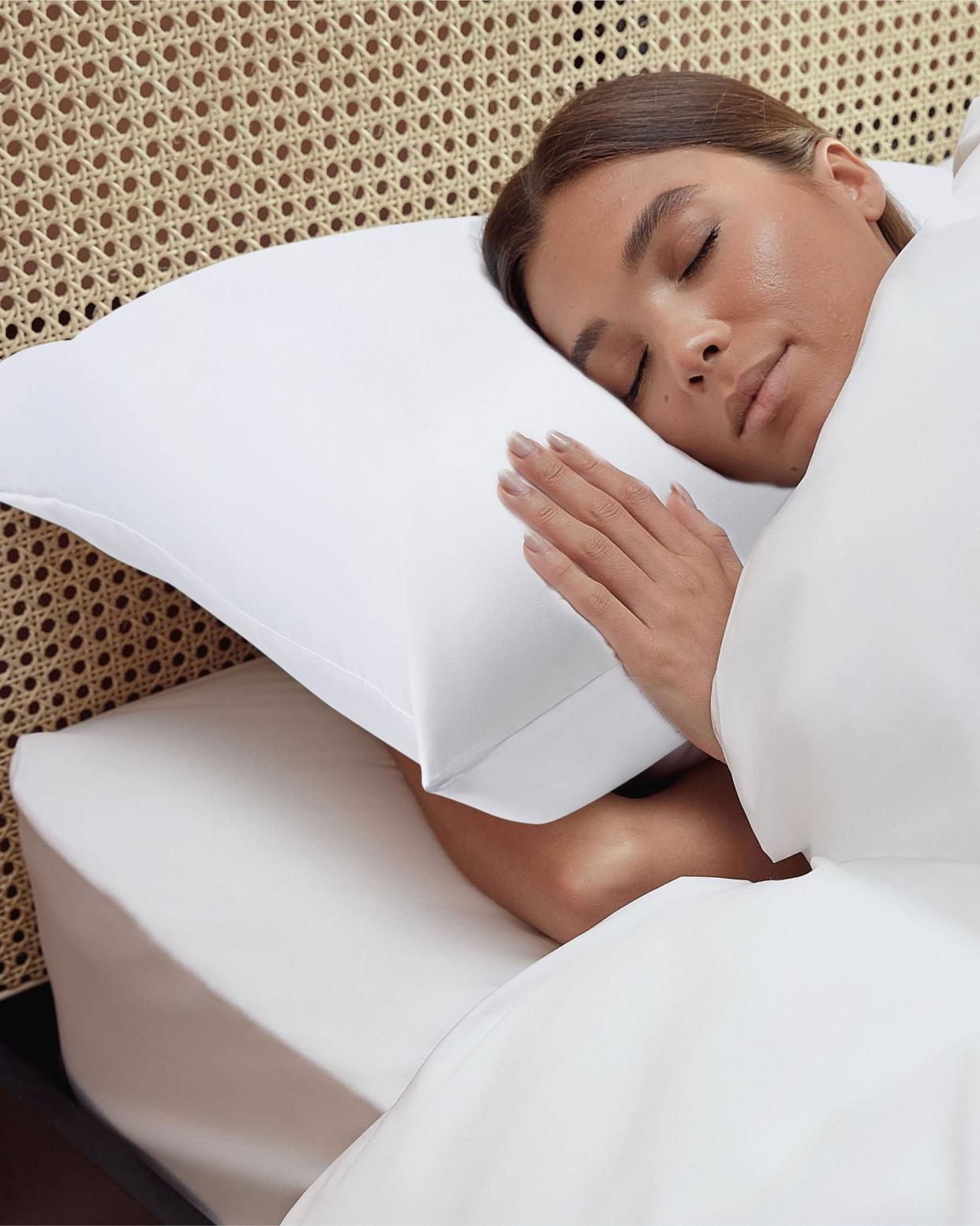 The pillow's S-shaped foam core is the secret to its success. (Kally Sleep)