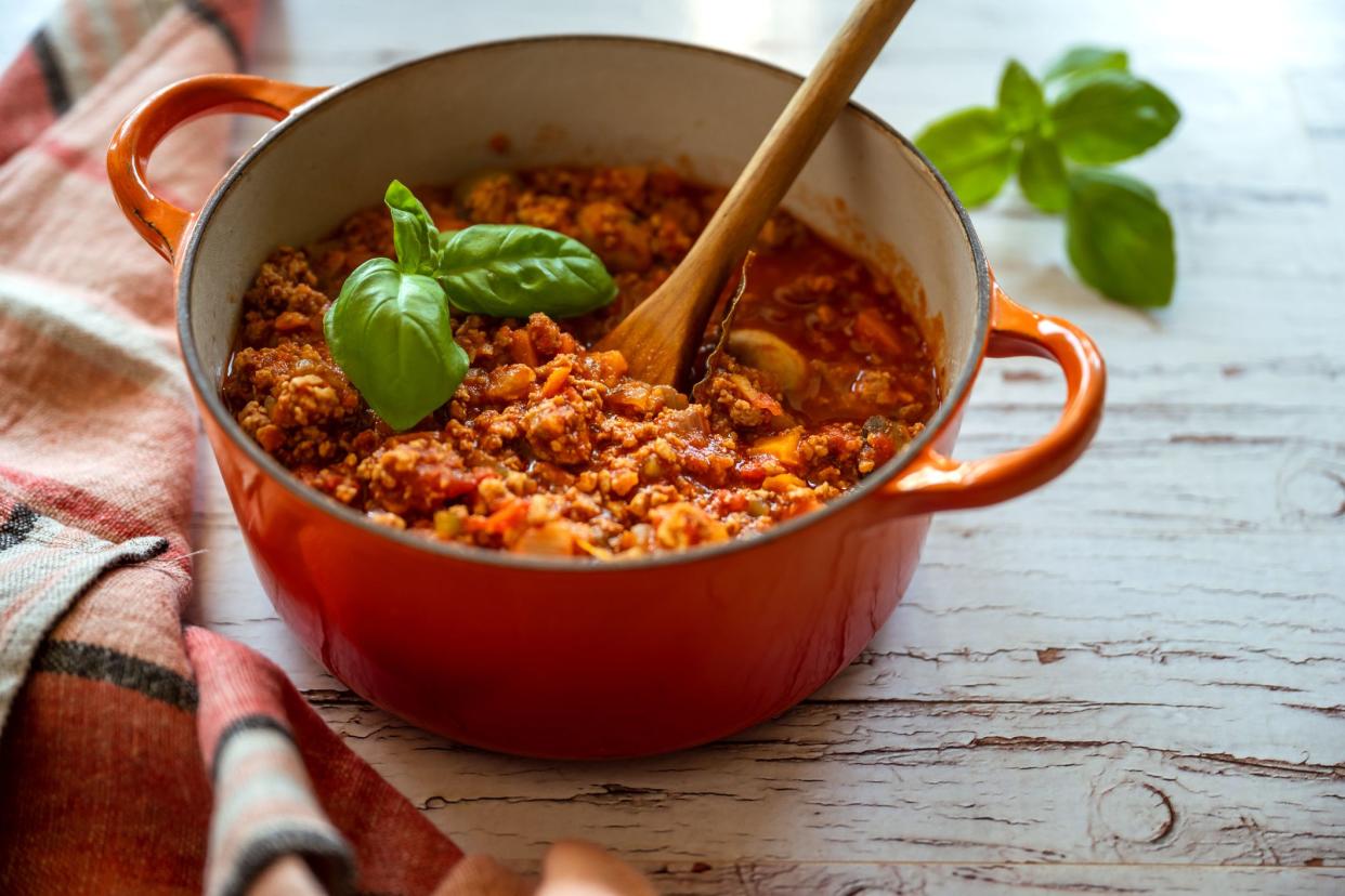 Diverse Keto Dishes, bolognese sauce, Quebec, Canada