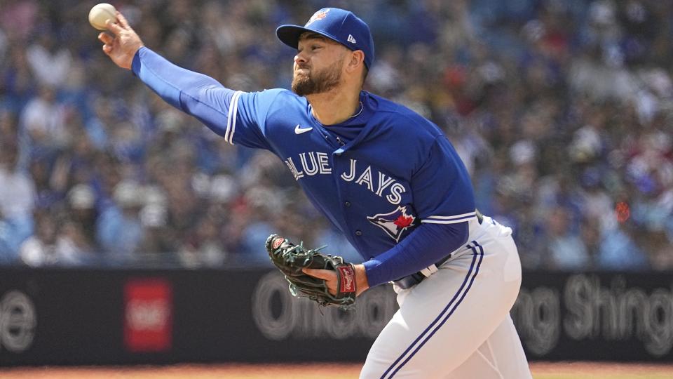 Zach Pop's role with the Blue Jays has grown early in the season. (John E. Sokolowski/USA TODAY Sports)