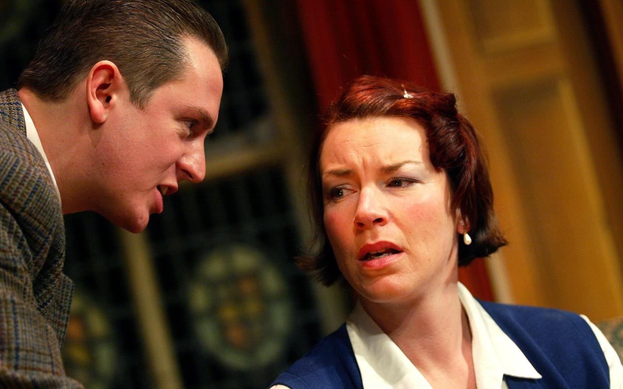 Whodunnit? Matthew J Wilson and Lisa Barry in The Mousetrap - Tristram Kenton