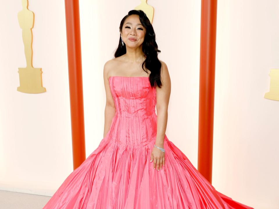 Stephanie Hsu attends the 2023 Academy Awards.