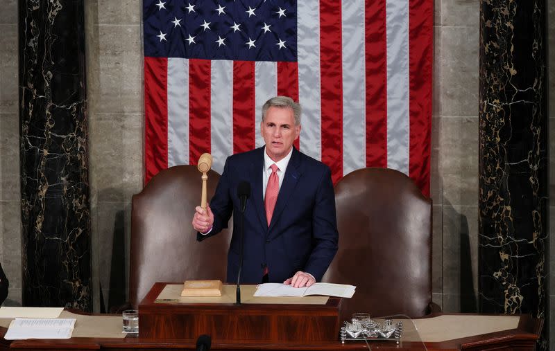 FILE PHOTO: U.S. President Joe Biden delivers State of the Union address at the U.S. Capitol in Washington