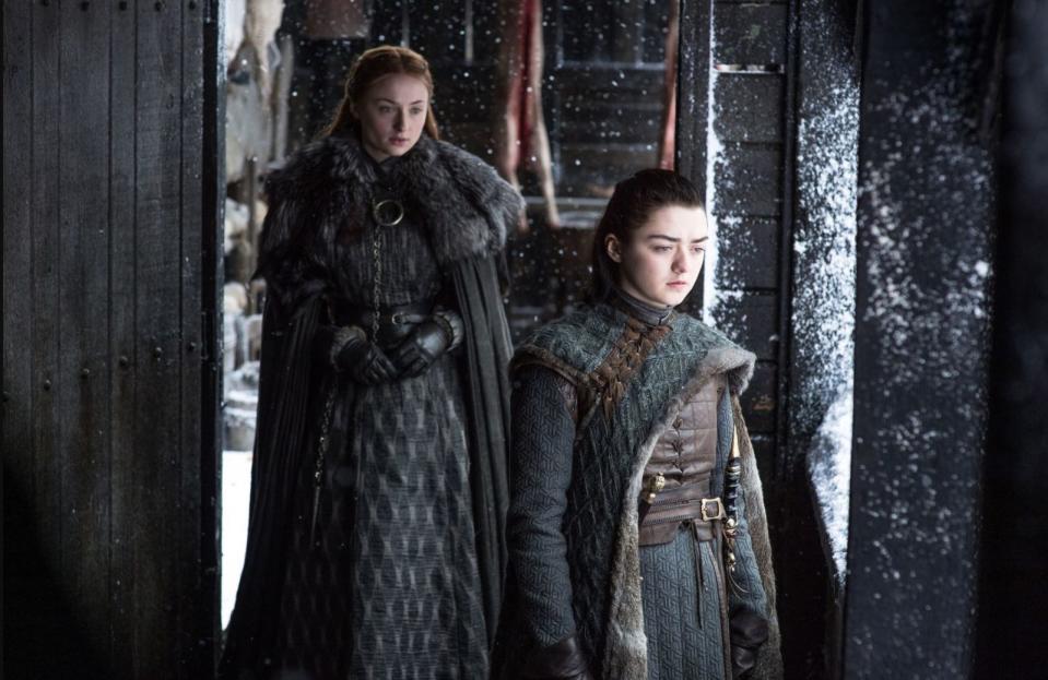 <p>The unease between Arya Stark and Sansa Stark is palpable.</p>