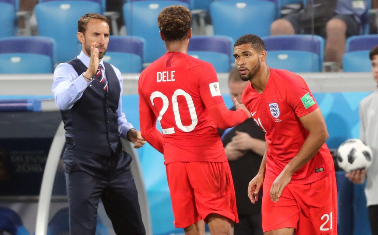 In the running: Ruben Loftus-Cheek is in contention to replace the injured Dele Alli in England’s starting line-up against Panama: PA