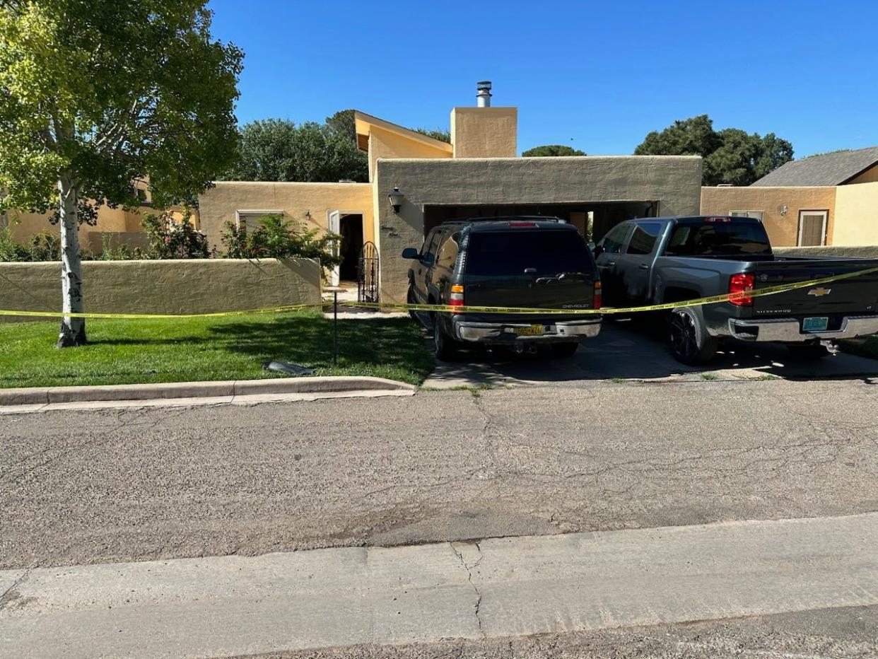 Clovis police and fire personnel were dispatched to 29 Paseo Village on Monday for a report of a residential explosion and noted broken windows and a collapsed roof into the living room.