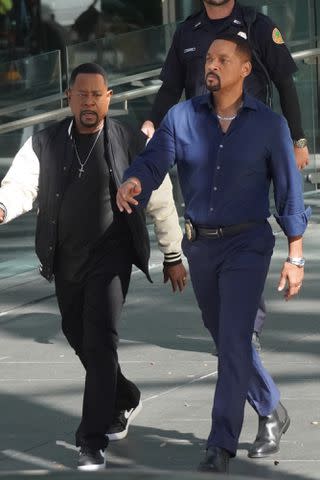 <p>Romain Maurice/Getty</p> Martin Lawrence and Will Smith on Feb. 28, 2024