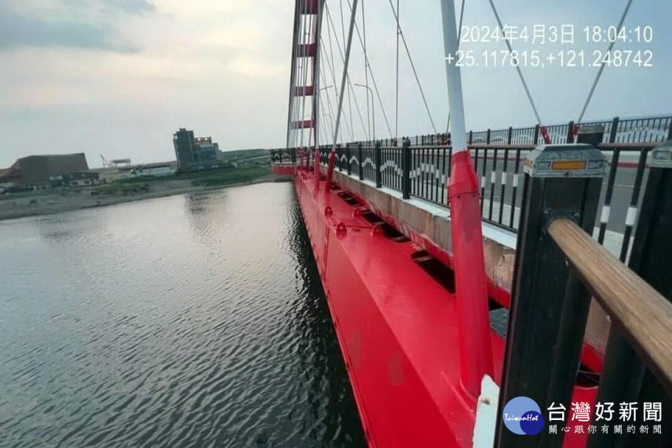 確保橋梁安全，桃園市政府府養護工程處落實橋梁震後特別巡查。