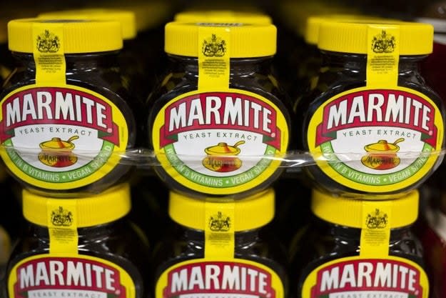 Marmite on a store shelf