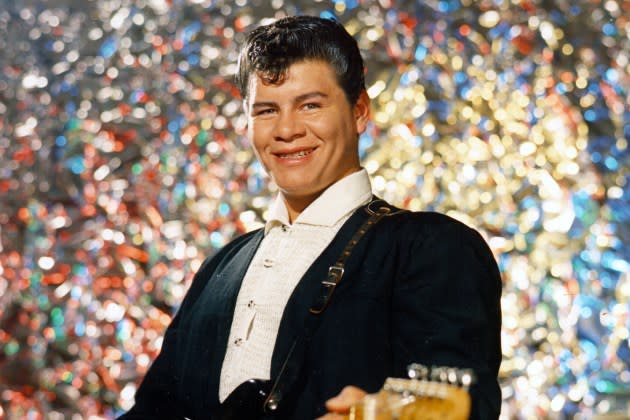 Ritchie Valens died in a 1959 plane crash that also claimed the lives of Buddy Holly and J.P. Richardson. A remake of 'La Bamba' will retell his story. - Credit: Michael Ochs Archives/Getty Images