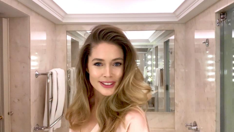 The Dutch supermodel offers Vogue a look into her beauty regimen—facial massage and all.