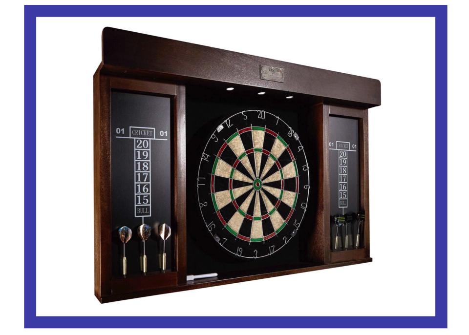 This dartboard hits the mark. (Photo: Walmart) 