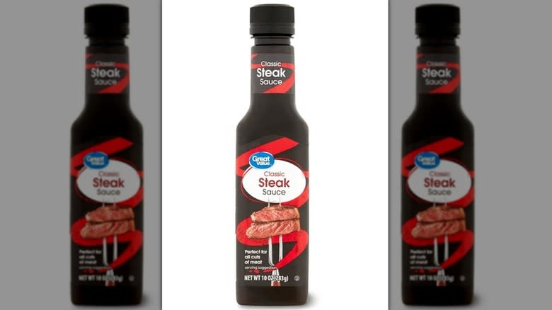 Great Value Steak Sauce bottle