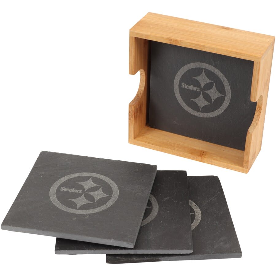 Pittsburgh Steelers 4-Pack Square Coaster Set