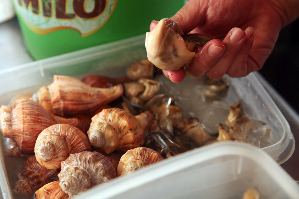 Depending on availability, you can sometimes score whelks at the stall.