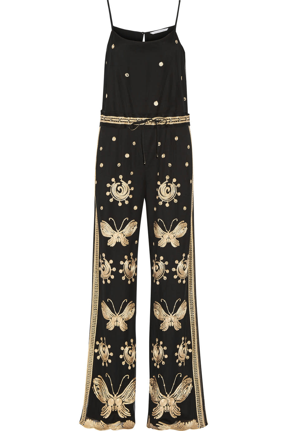 Diane von Furstenberg Embroidered Jumpsuit