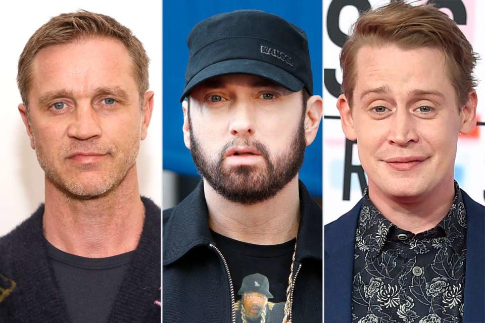 <p>Getty (3)</p> Devon Sawa, Eminem, Macaulay Culkin