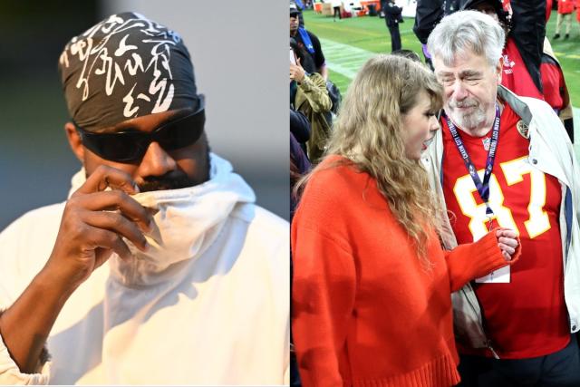 Travis Kelce's dad has cutting reaction to lyric about son and Taylor Swift  on new Kanye West song