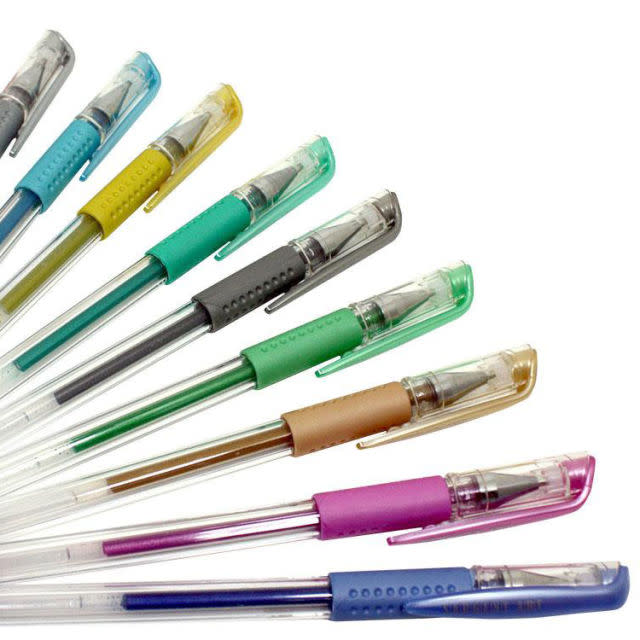 Gel pens