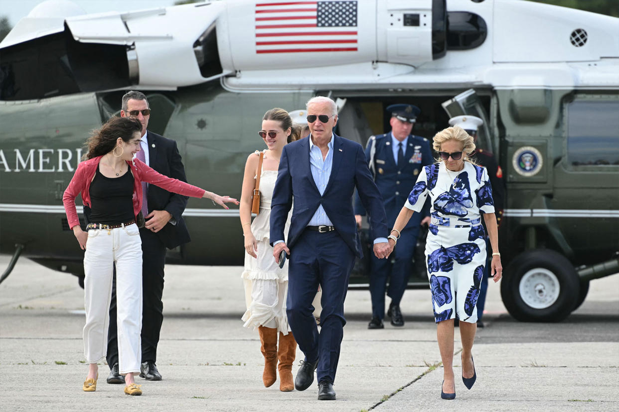 Joe Biden and family MANDEL NGAN/AFP via Getty Images