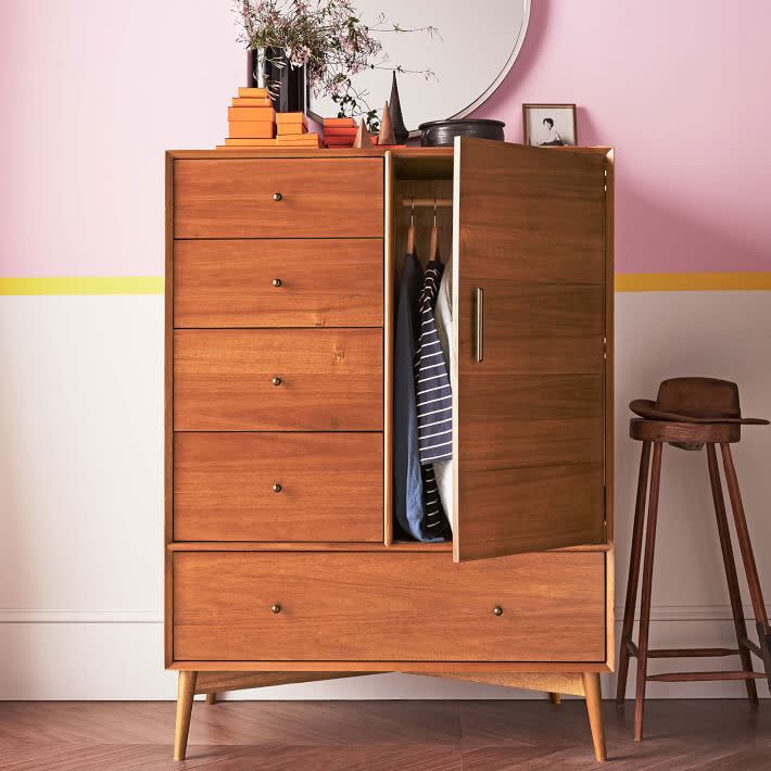 2) Mid-Century Chifforobe