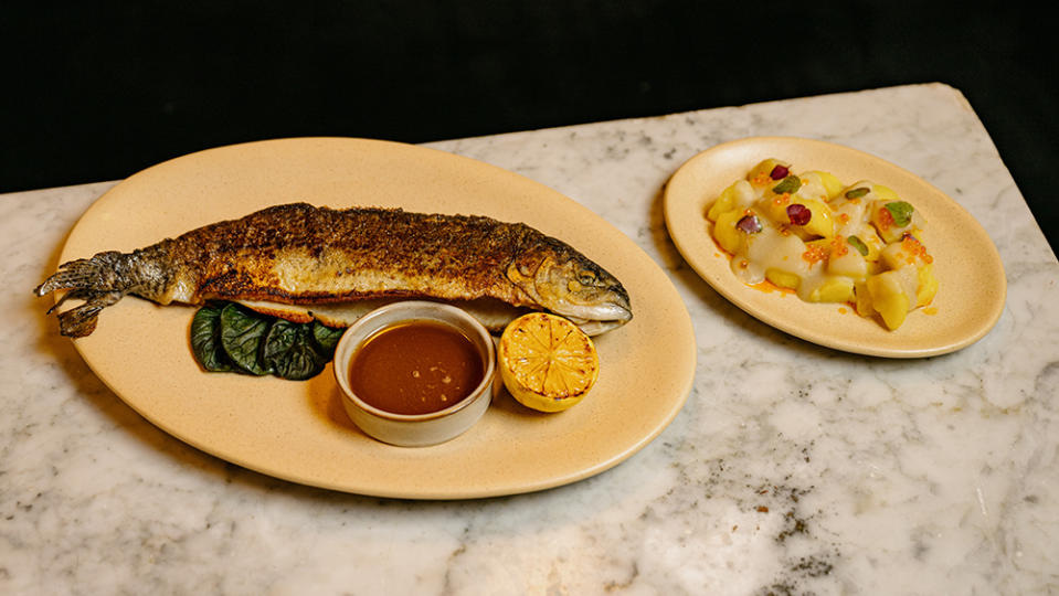 Whole trout from the Wesley