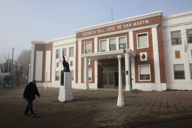 En la escuela General José de San Martín de La Plata no hubo clases 