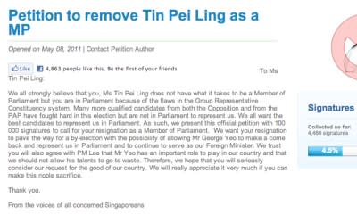 Petitions are making their rounds on the Internet following the GE results. (screenshot)