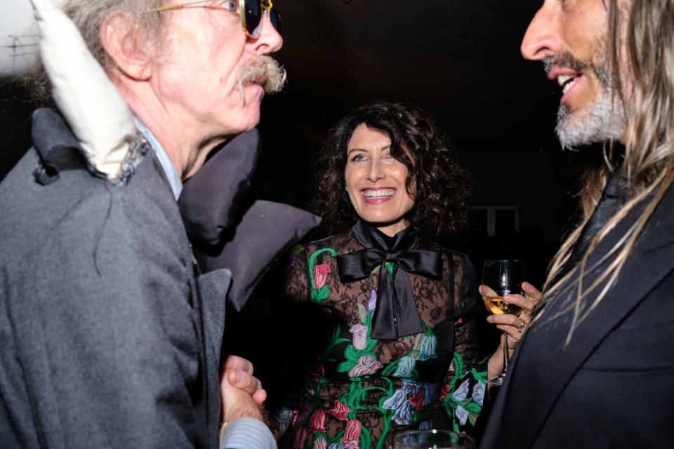 Lisa Edelstein at the Hammer Museum gala in Los Angeles.