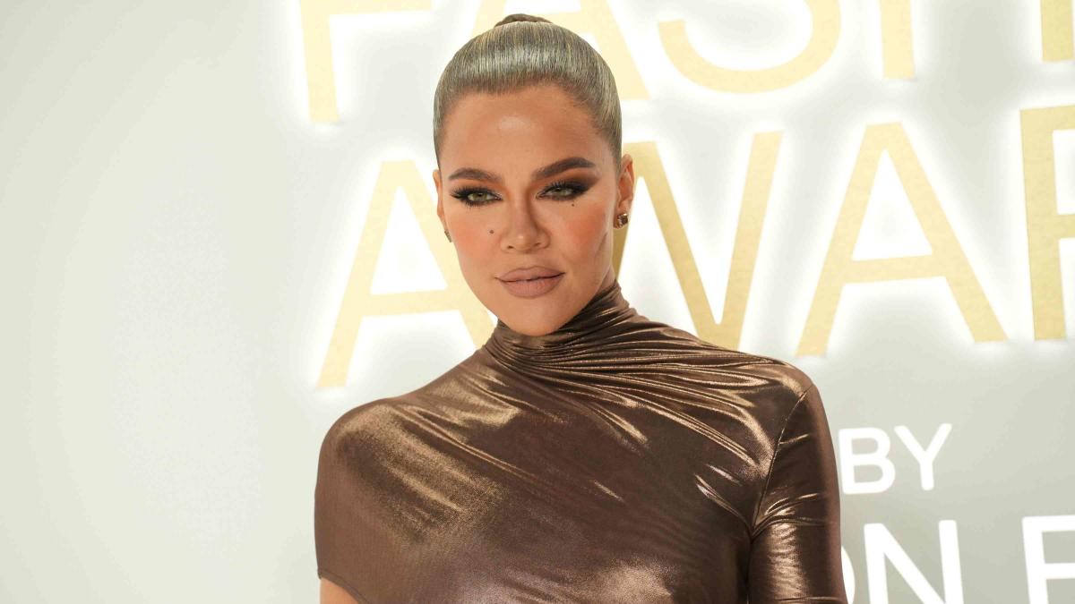 Khloé Kardashian's Boob-Baring Cutout Dress Defied Gravity