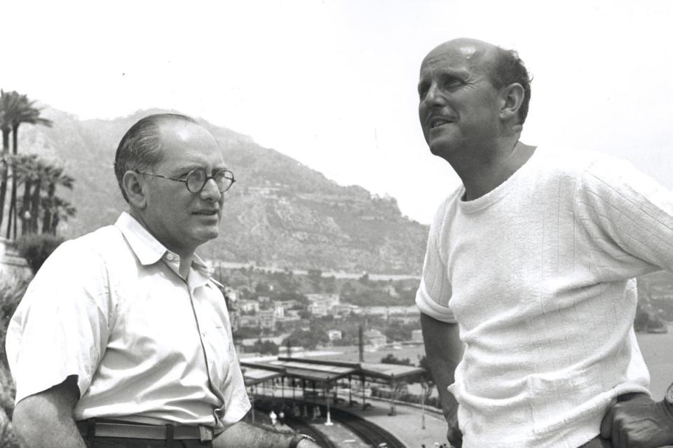 Emeric Pressburger and Michael Powell on the set of ‘The Red Shoes’ (Altitude)