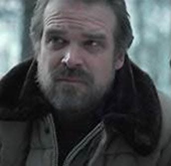 David Harbor plays Hawkin's police chief Jim Hopper in Netflix's &quot;Stranger Things.&quot;