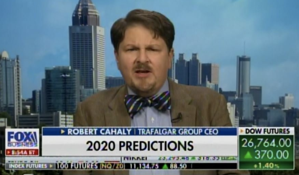 Der US-Meinungsforscher Robert Cahaly ist vor allem in konservativen Medien ein gern gesehener Gast. (Quelle: Screenshot FOX Business)