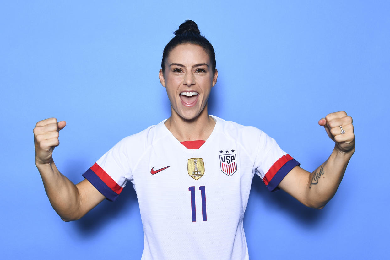 Ali Krieger won't go to Donald Trump's White House, and will stand by her teammate Megan Rapinoe. (Photo by Michael Regan - FIFA/FIFA via Getty Images)