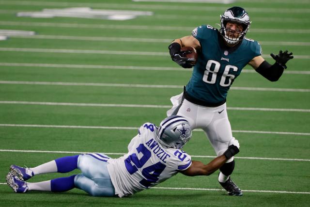 Eagles place tight end Zach Ertz on COVID-19 list ahead of Cowboys matchup