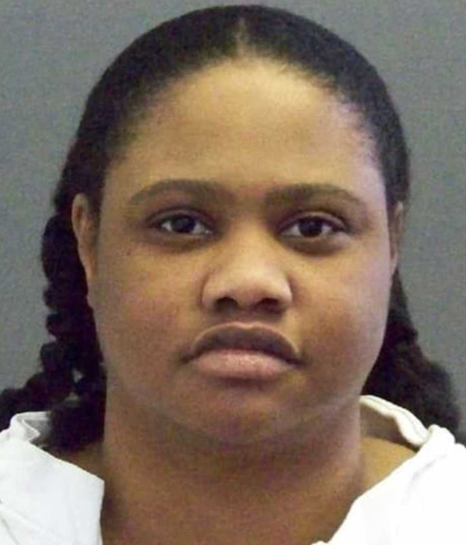 Erika Sheppard (pictured in mug shot) was referred as a “predator” and a “jackal” by the prosecution to the mostly white jury (Texas Department of Corrections)