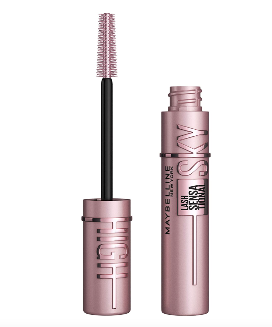 pink tube of Maybelline New York Lash Sensational Sky High Mascara (Photo via Amazon)