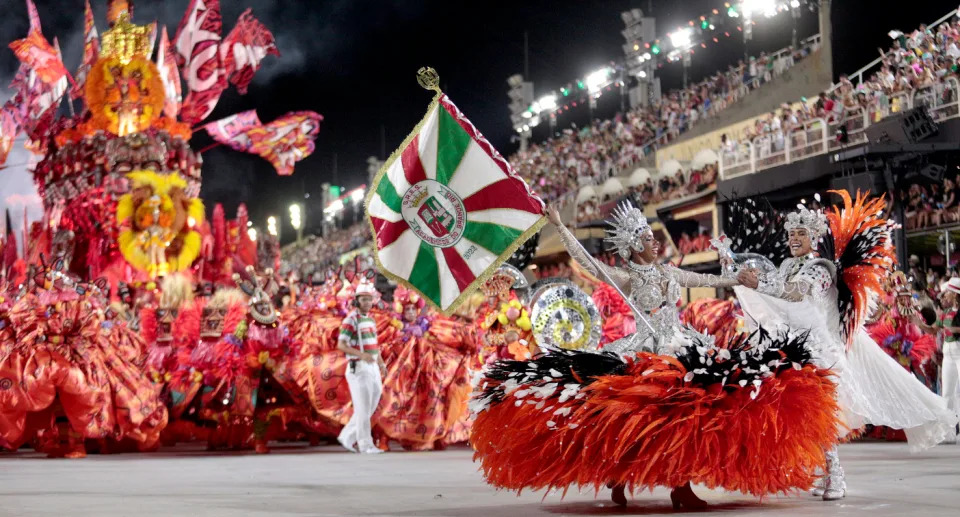 Grande Rio cantou Exu no Carnaval 2022 (Foto: Gabriel Monteiro / Riotur)