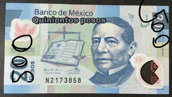 Memes por el nuevo billete de 500 pesos en México