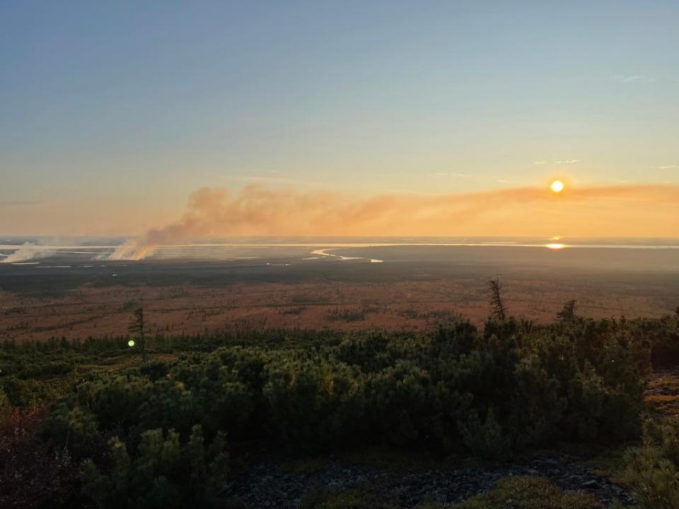 Wildfires used to be extremely rare in Chersky, yet this is the second in two years (Valentina Morriconi)