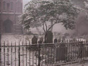 <p>Ash covers gravestones at Trinity Church, Sept. 11, 2001, after the attacks on the nearby World Trade Center towers in New York. (Photo: John Labriola/AP) </p>