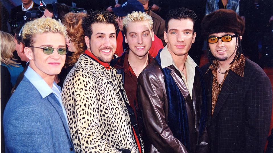 Justin Timberlake, Lance Bass, Chris Kirkpatrick, JC Chasez and Joey Fatone, 1998