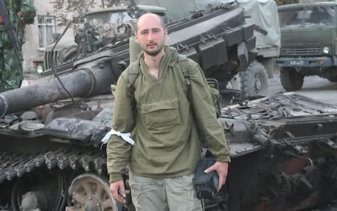 Babchenko, a conscript in the Chechen wars, was a fierce critic of Putin - Credit: Akrady Babchenko/Facebook