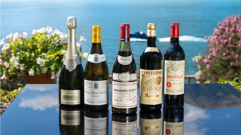 A formidable collection of coveted wines is in the hotel’s cellar.