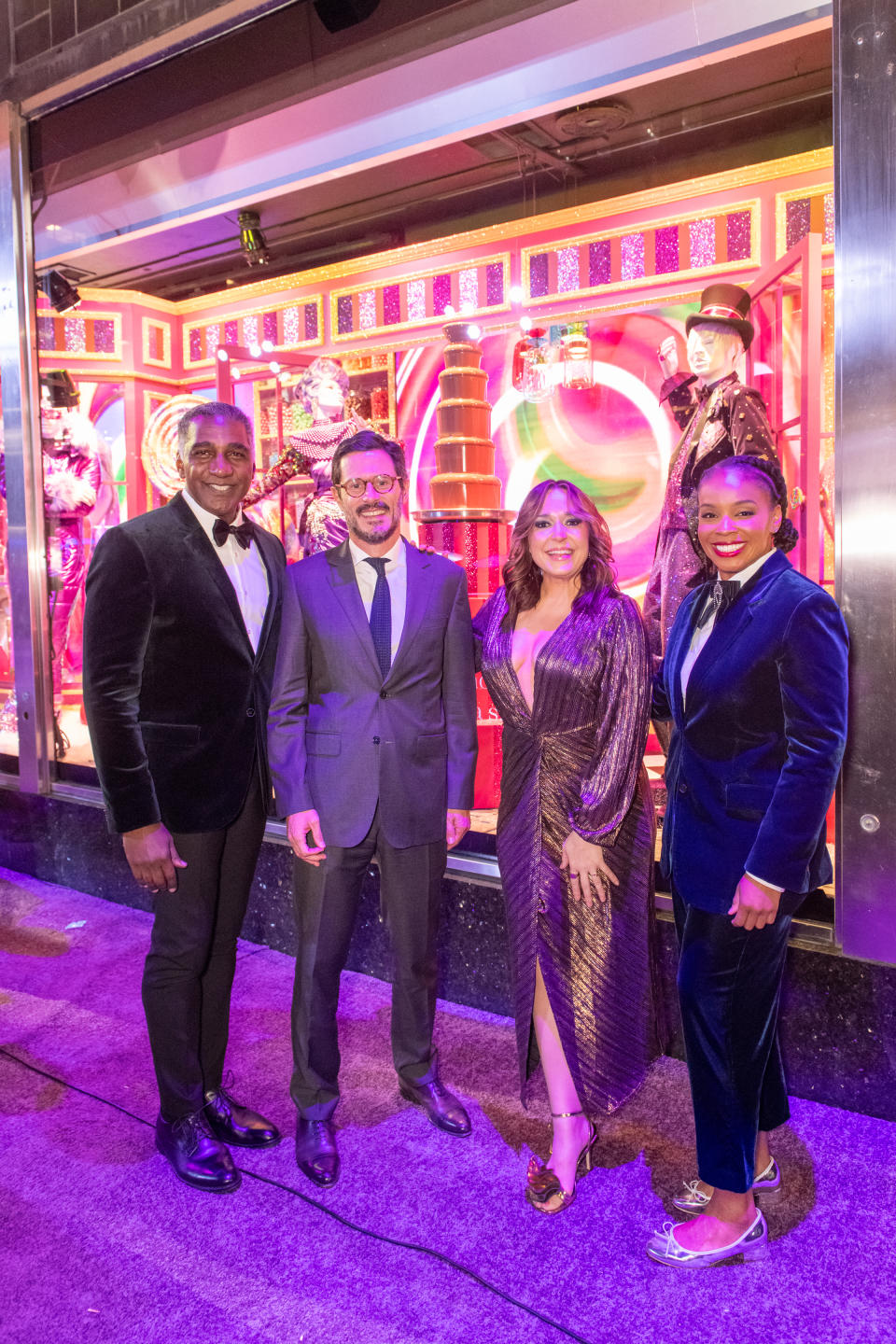 Norm Lewis, Olivier Bron, Jessica Vosk and  Amber Ruffin.