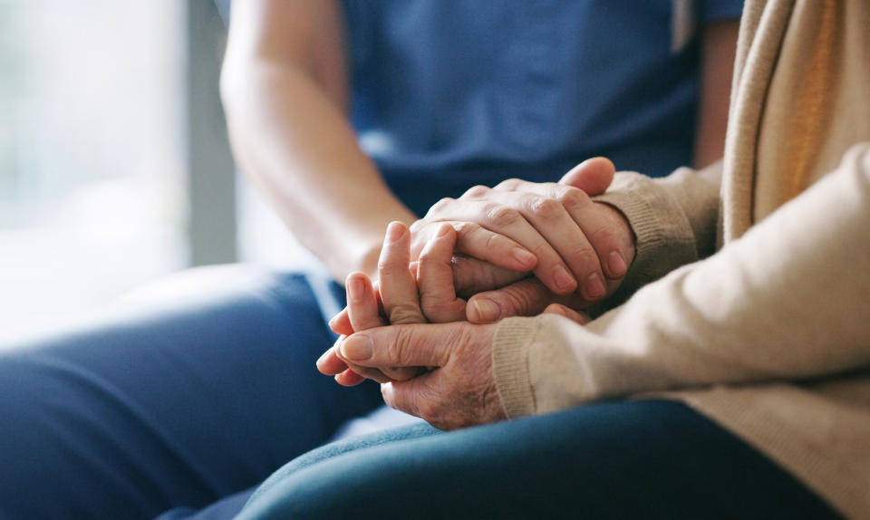 A nurse has helped create hospital 'bereavement bags' for relatives who are being given back loved ones' belongings [Photo: Getty]