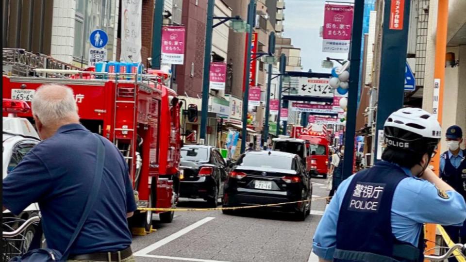 東京品川區23日發生火災，導致4人死亡。（圖／翻攝自X@Gt8VUlzRG7buafO）