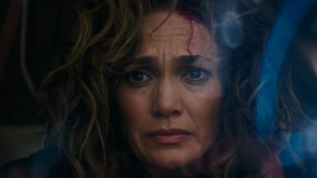  Jennifer Lopez as Atlas Shepherd in Netflix's new sci-fi thriller Atlas. 