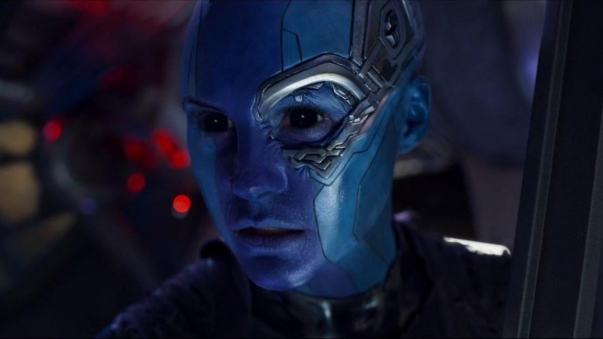  Karen Gillan as Nebula in Guardians of the Galaxy Vol. 2 